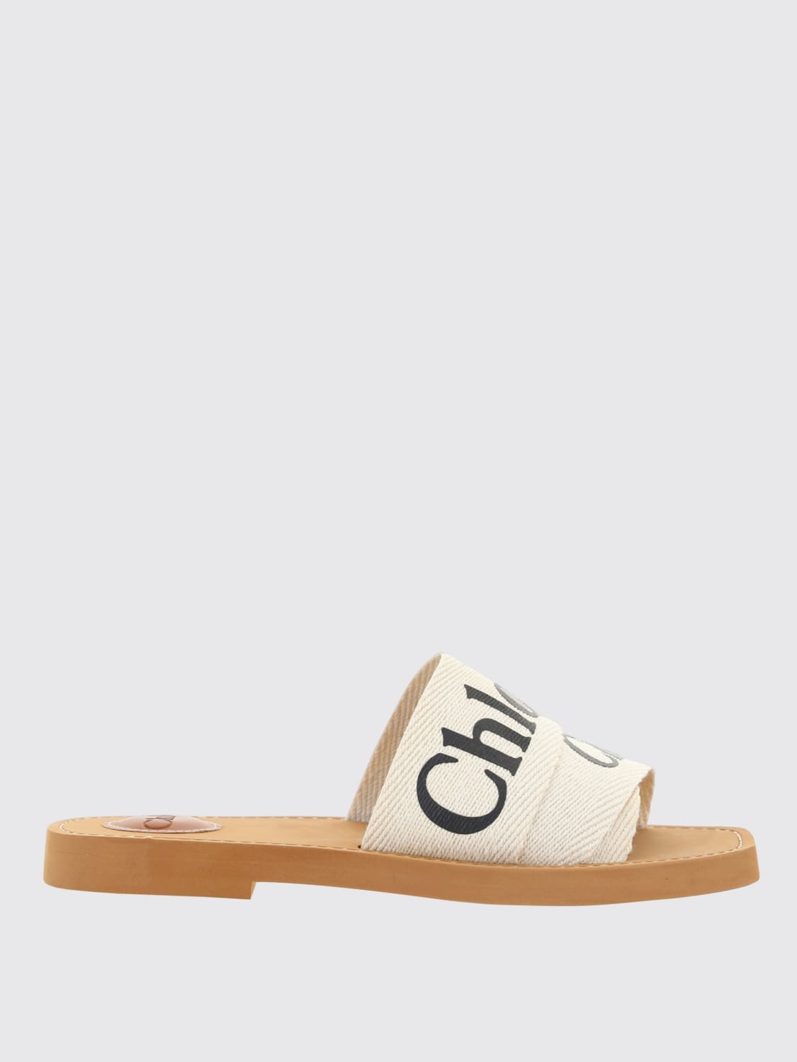 Chloé sliders in fabric and rubber - 1
