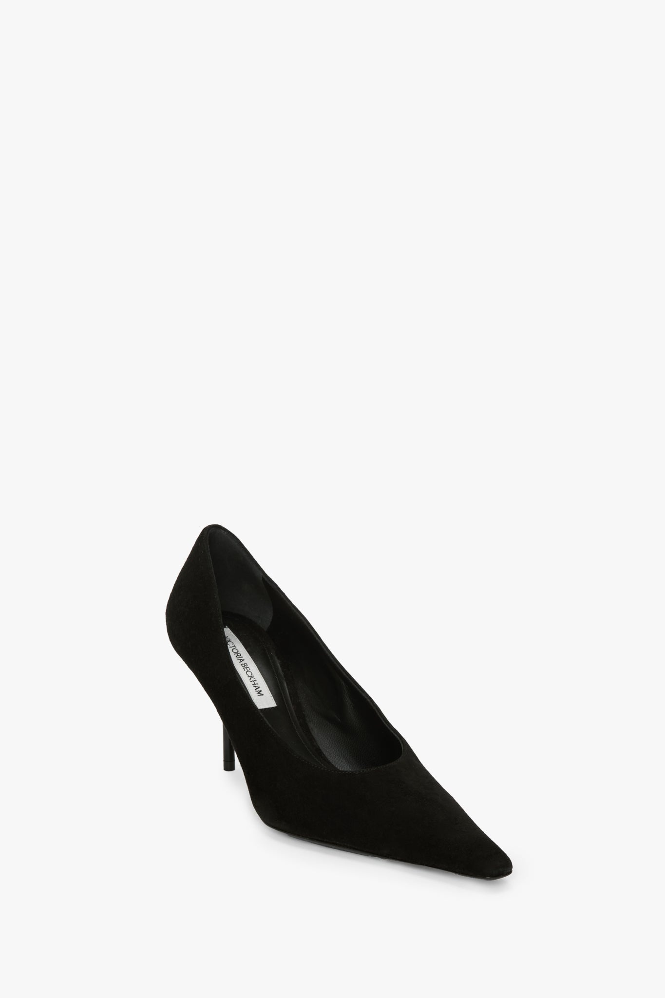 Sloan Stiletto Pump In Black Suede - 2
