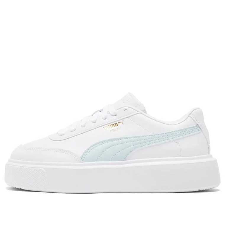 (WMNS) PUMA Oslo Maja Sneakers White/Blue 374864-03 - 1