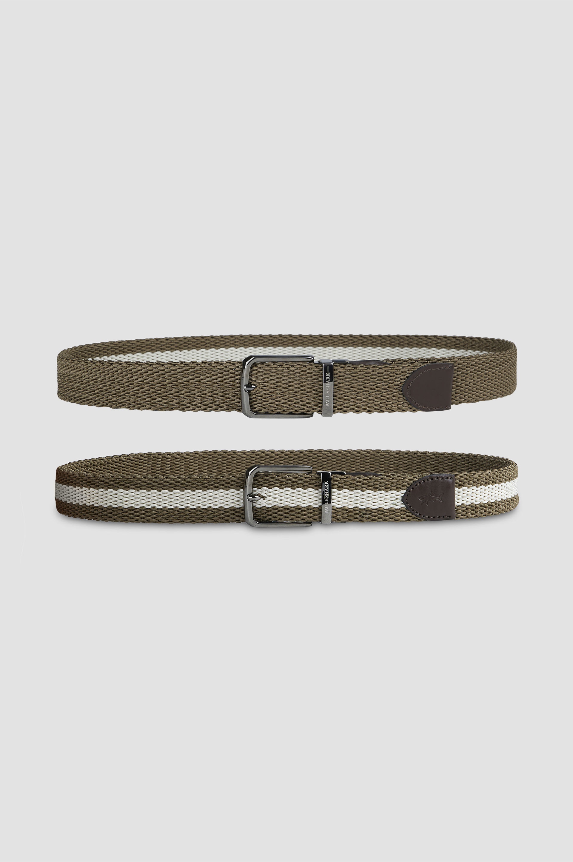 REVERSIBLE BELT WITH CONTRASTING STRIPES - 3