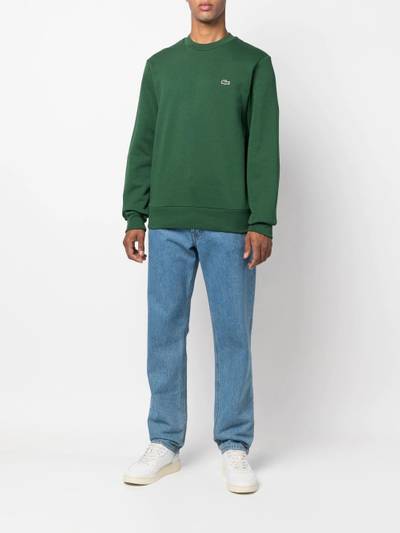 LACOSTE logo-appliqué sweatshirt outlook