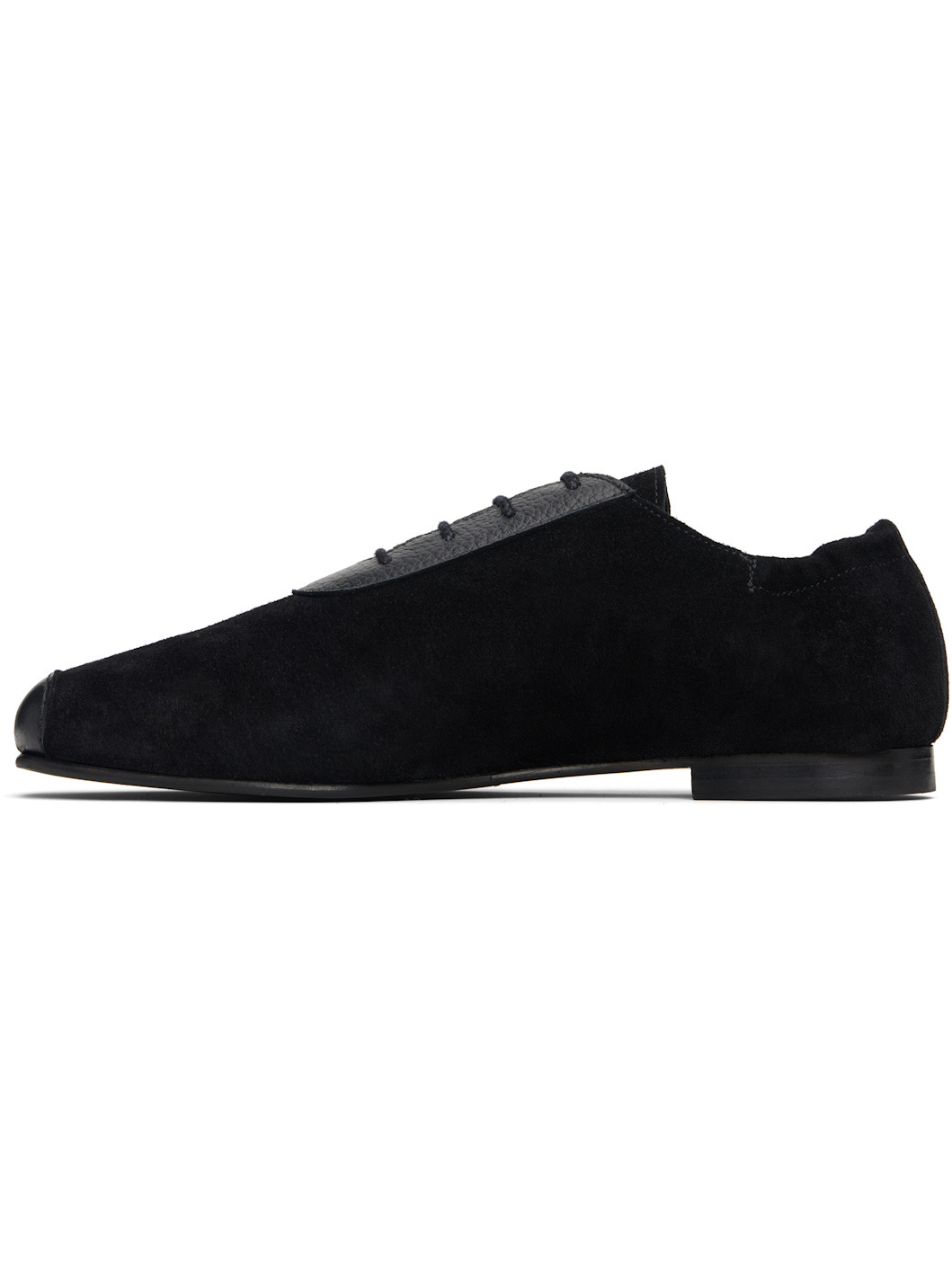 Black Soft Grip Slip On Derbys - 3