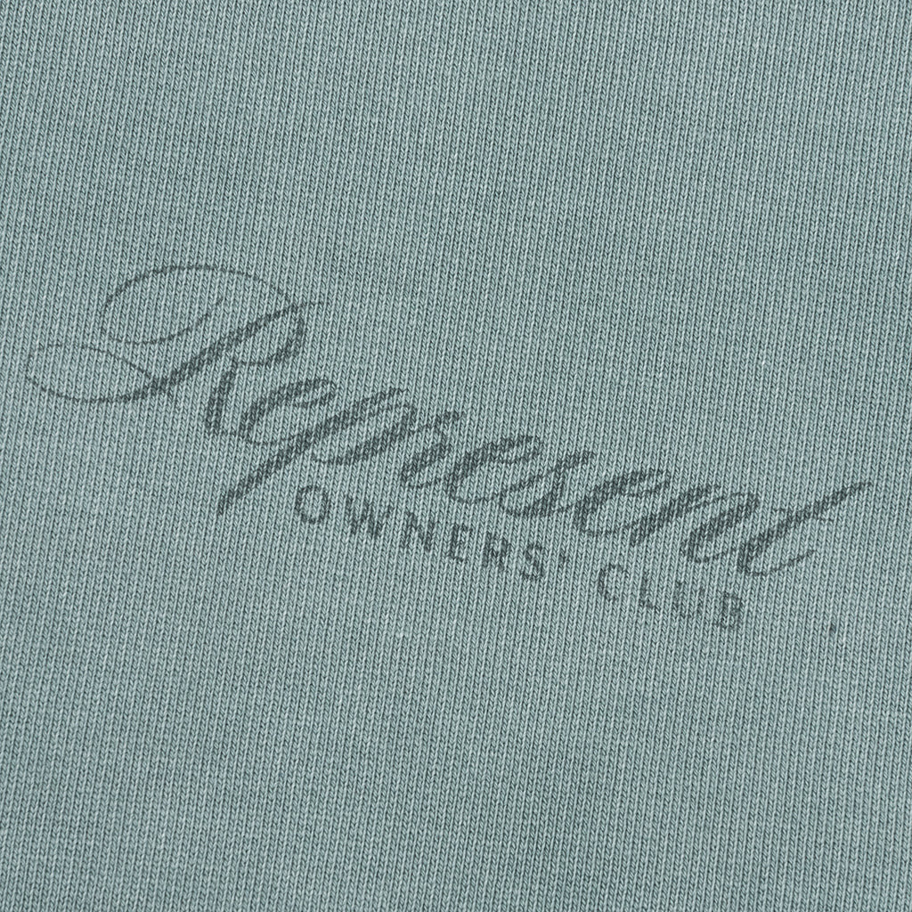 OWNERS CLUB SCRIPT HOODIE - VINTAGE GREEN - 3