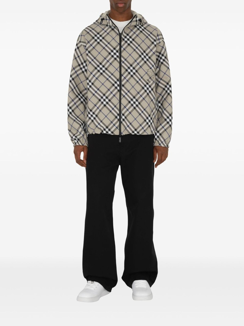 Burberry checked reversible jacket outlook