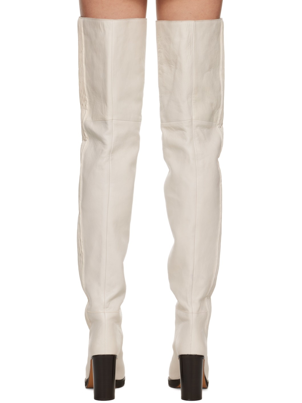 White Laelle Boots - 2