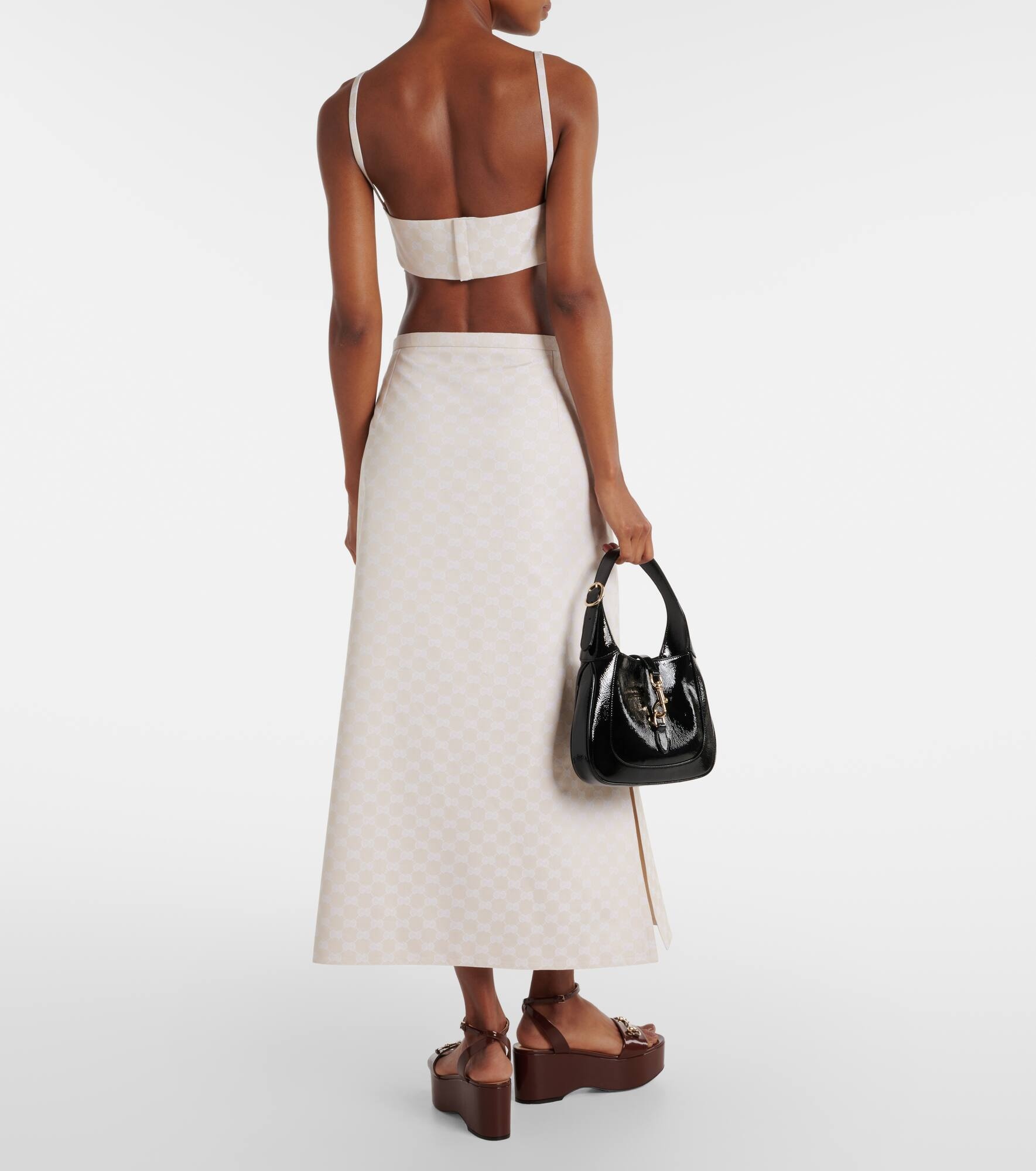 GG gabardine bra top - 3