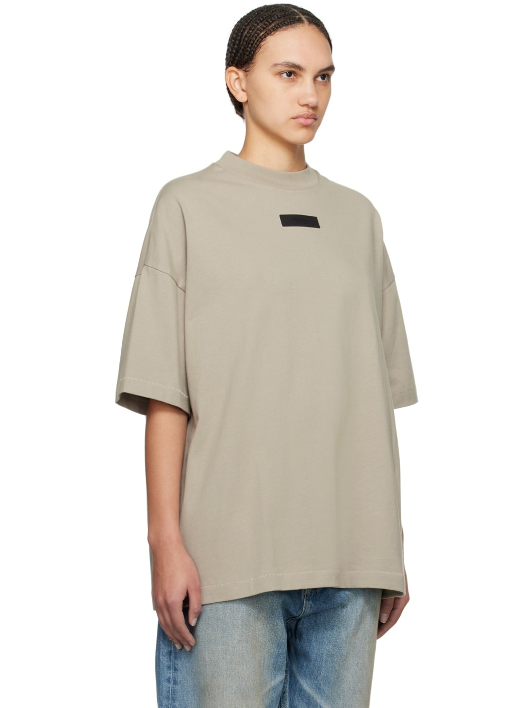 Gray Crewneck T-Shirt - 2