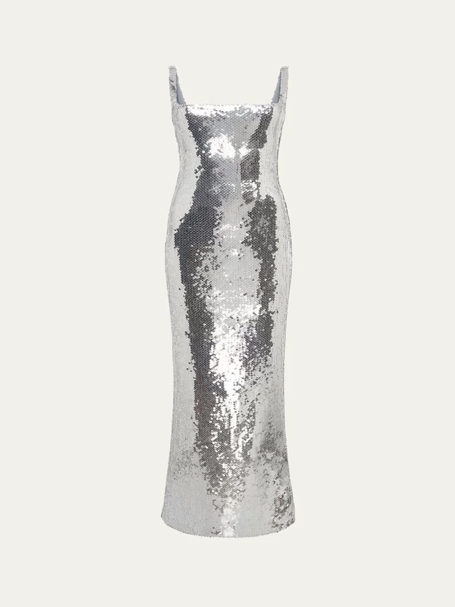 Electra Sequined Gown - 1