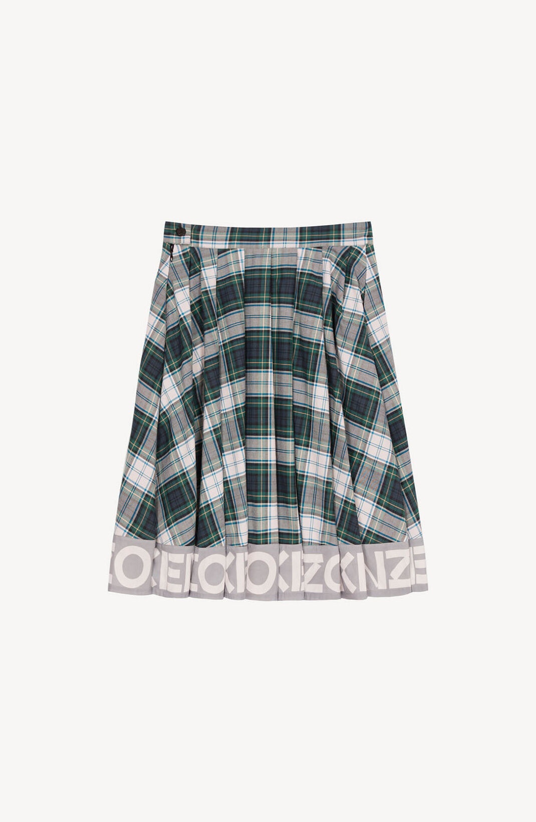 Flared checked skirt - 5