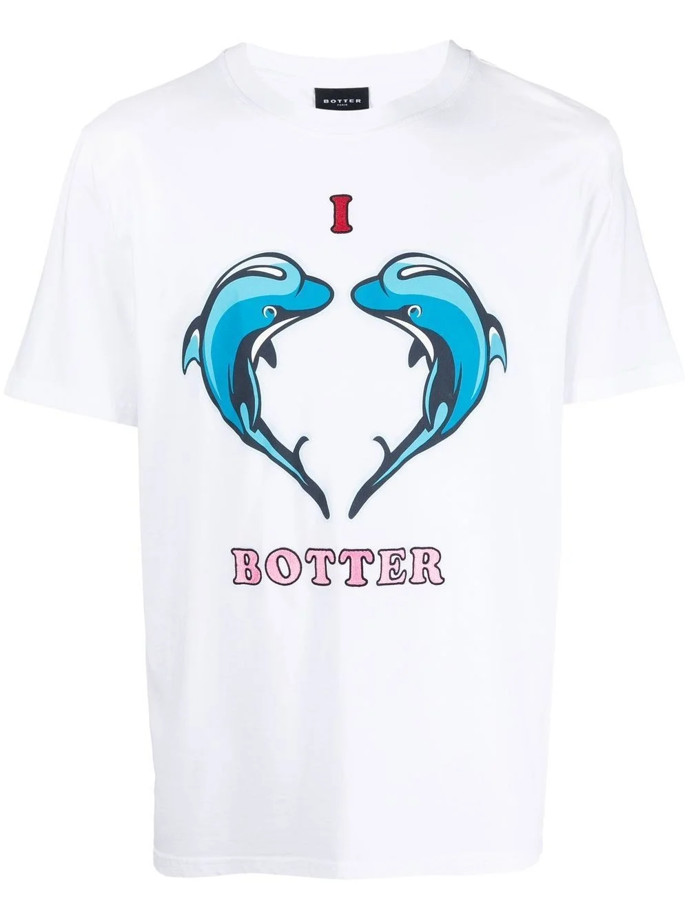 logo-print organic cotton T-shirt - 1