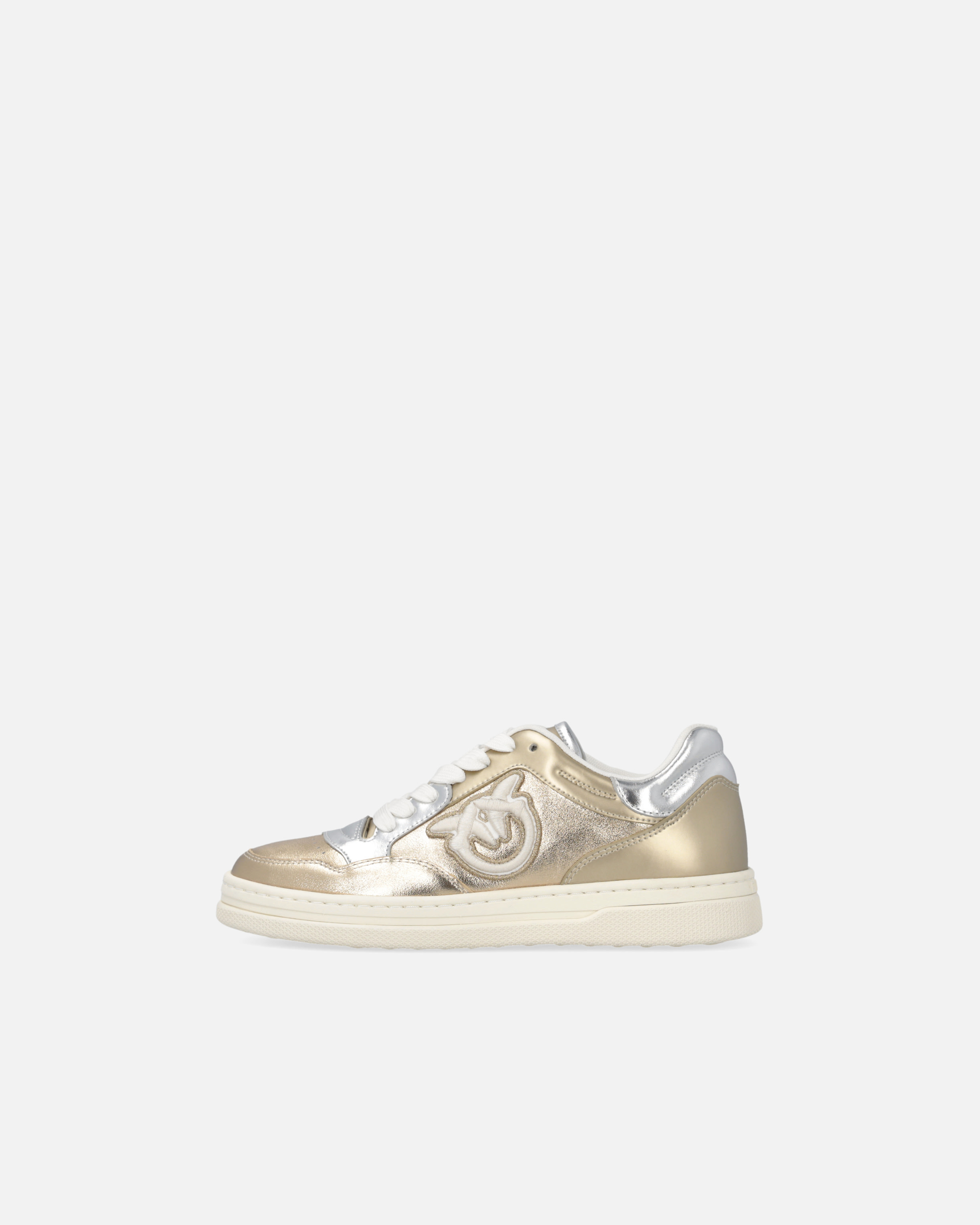 LAMINATED SNEAKERS WITH LOVE BIRDS LOGO - 5