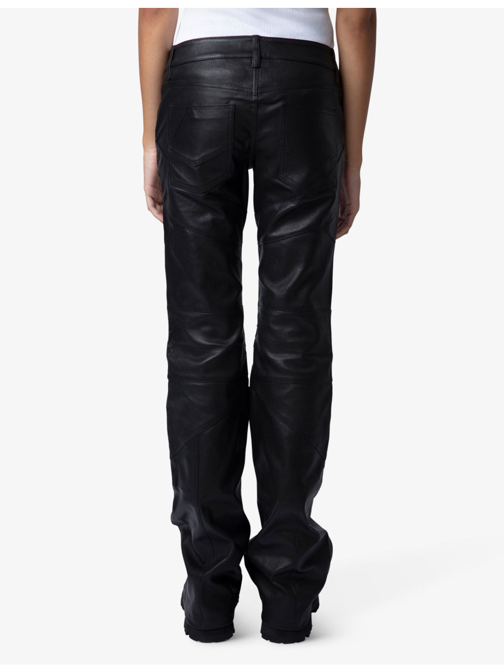 Paulin panelled straight-leg mid-rise trousers - 4