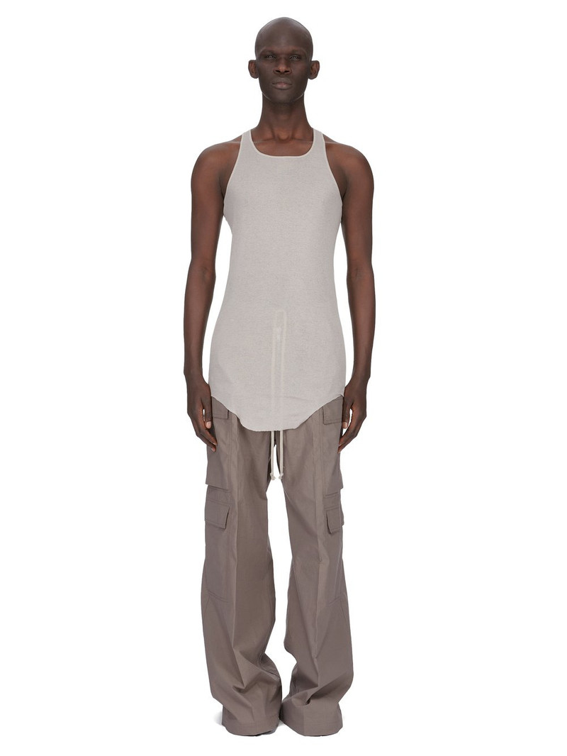 Rick Owens Off-White Temple Basic Rib Tank Top outlook