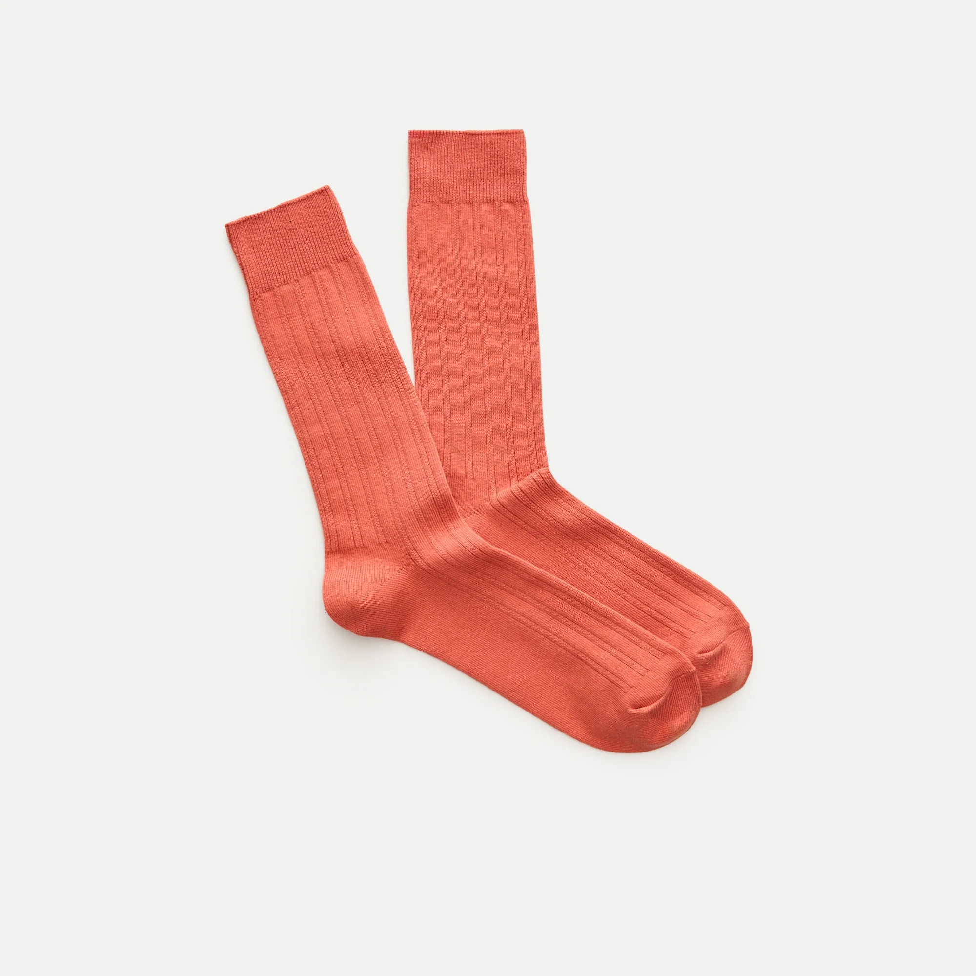 Ribbed cotton-blend socks - 1
