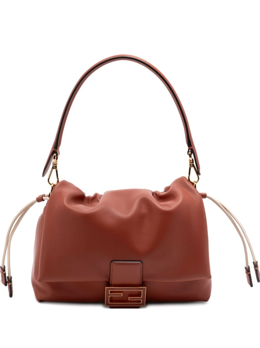 Fendi Women Mamma Baguette Medium Leather Shoulder Bag - 1