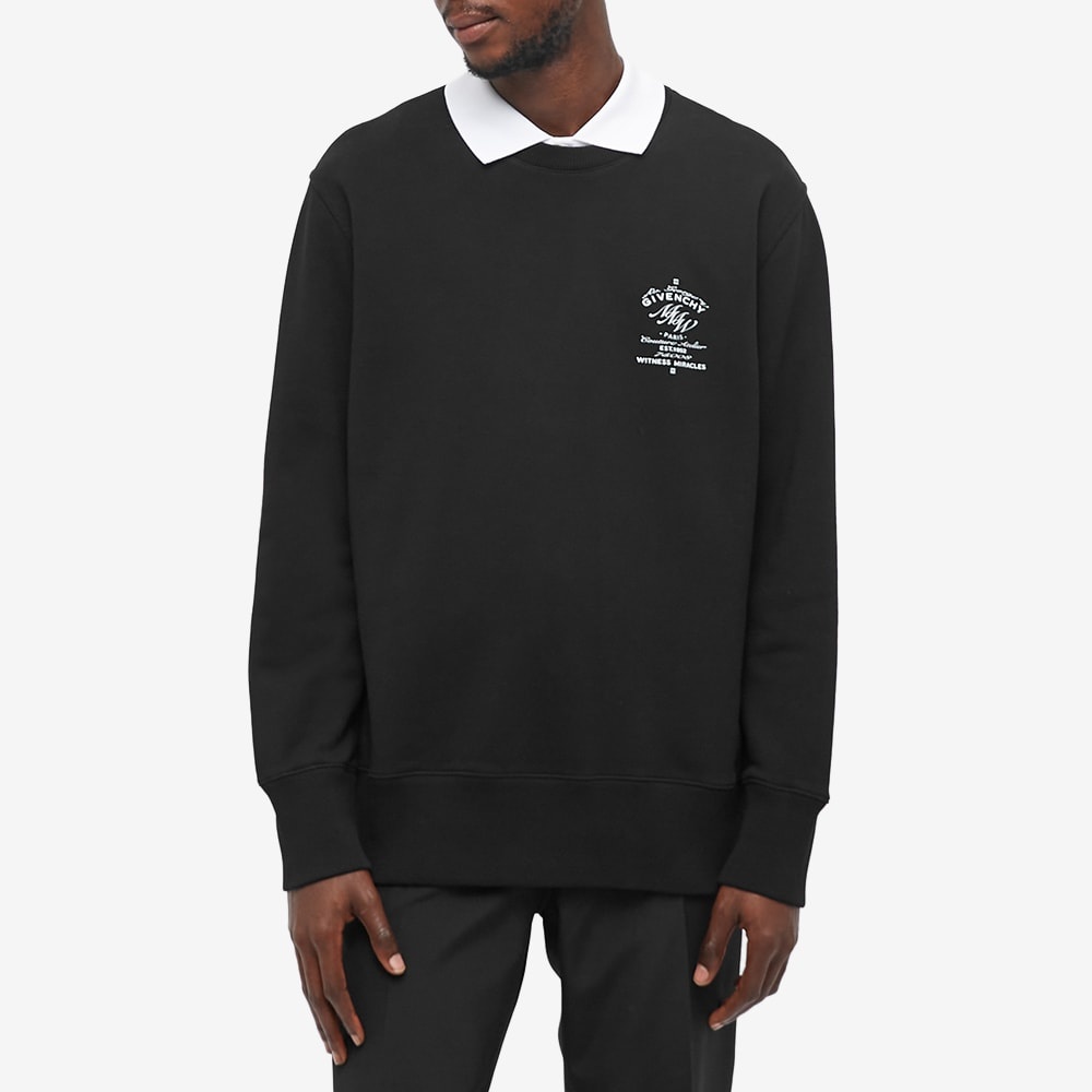 Givenchy Crest Logo Crew Sweat - 3