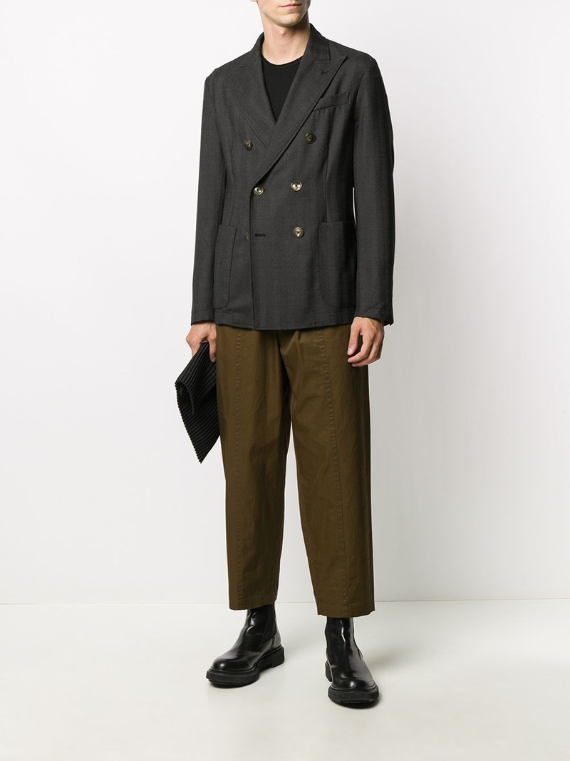 BARENA double-breasted tailored blazer outlook