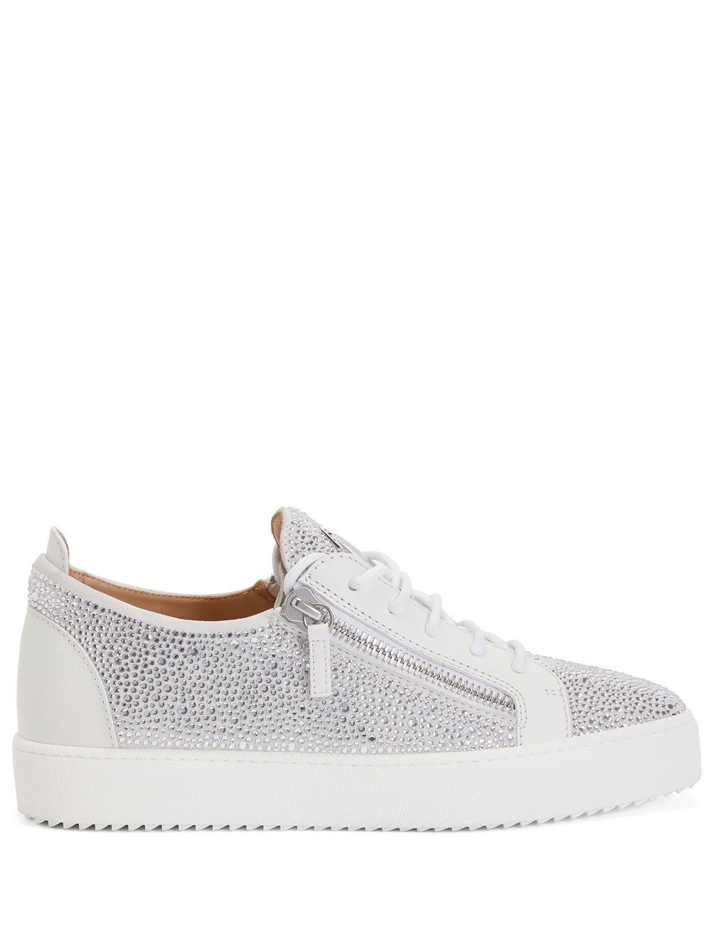 rhinestone low-top sneakers - 1