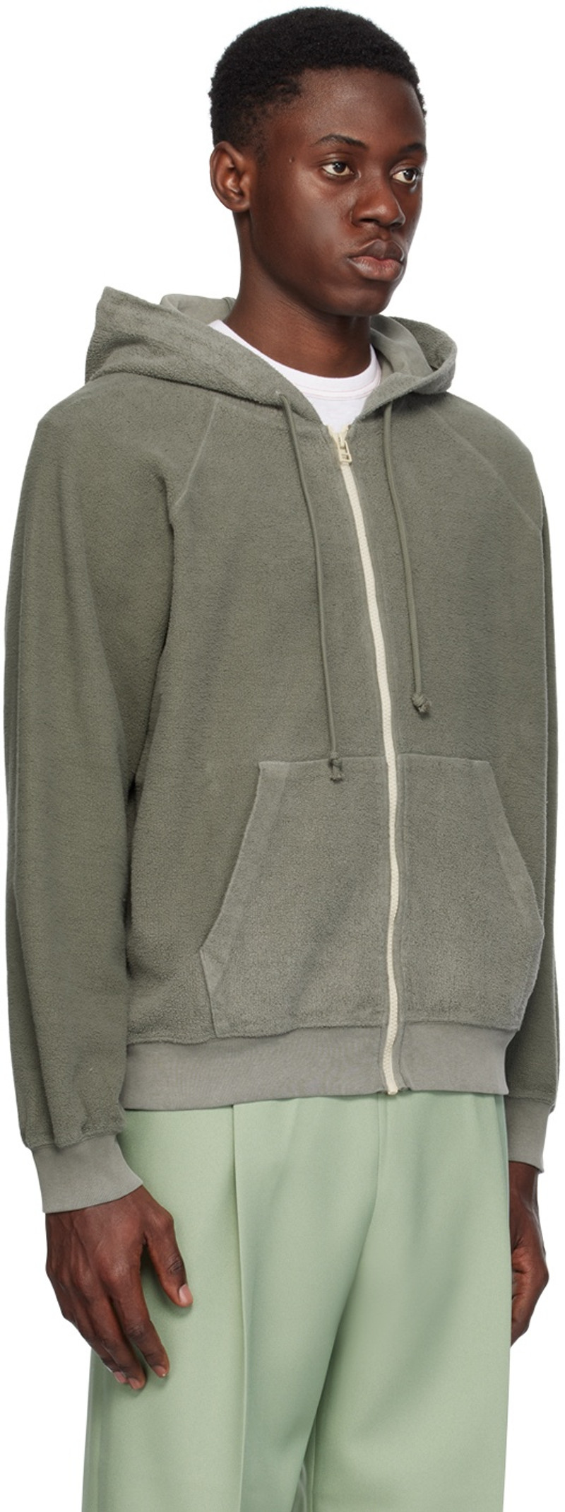 Stockholm Surfboard Club Green Reverse Hoodie outlook
