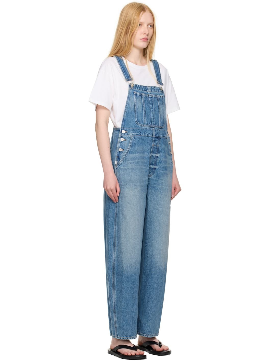 Blue Freya Denim Overalls - 2