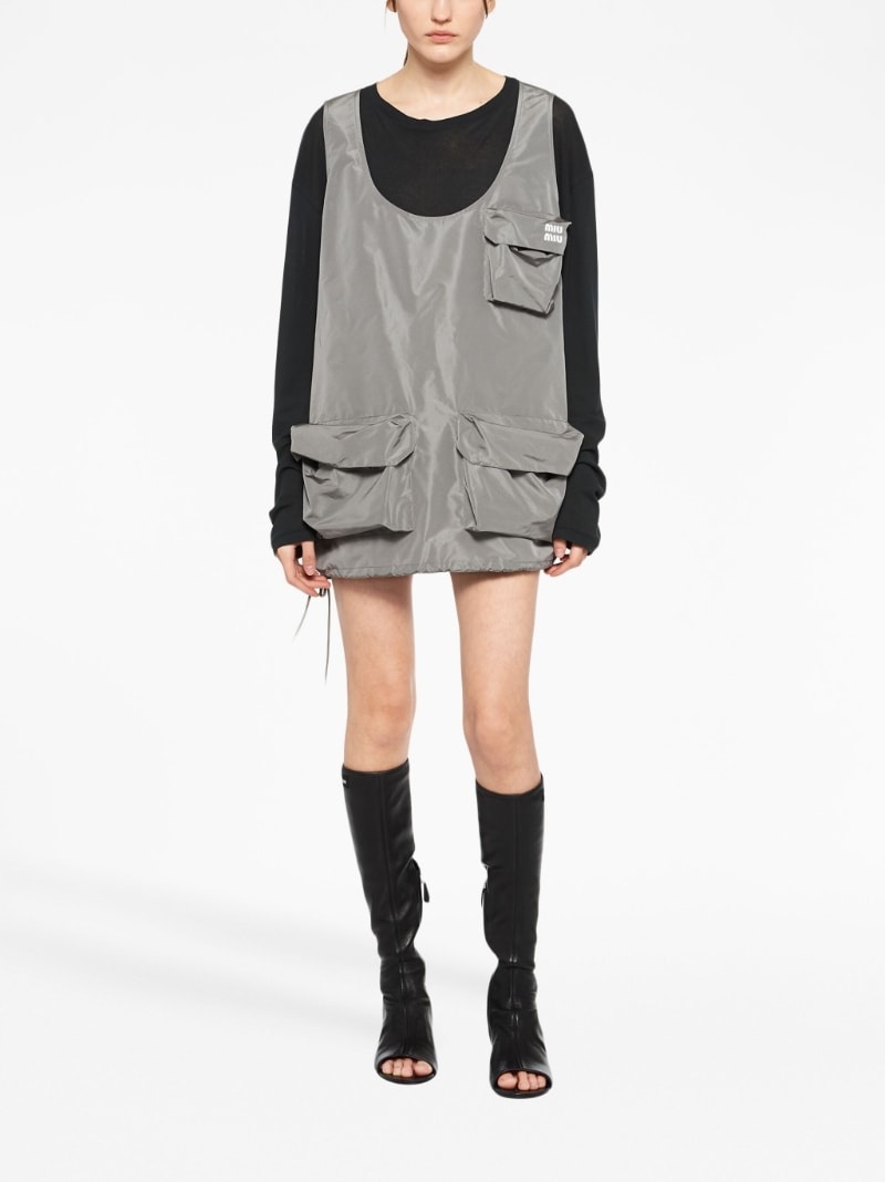 cargo-pocket minidress - 2
