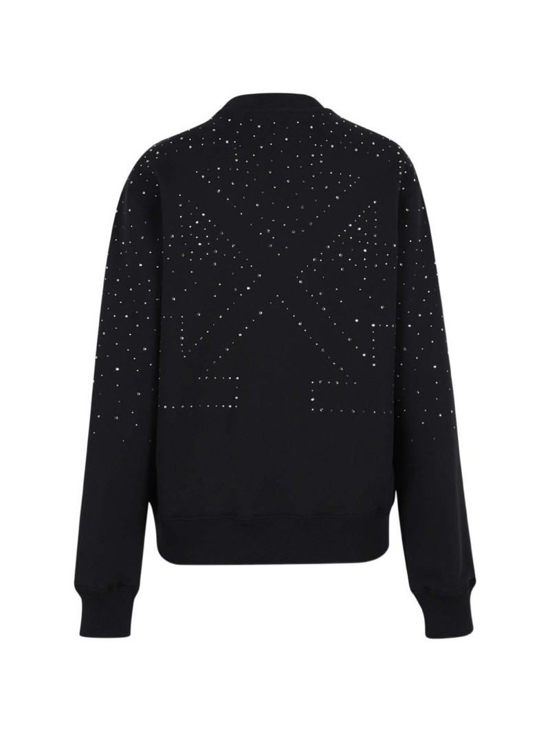Off-White embellished round-neck sweatshirt outlook