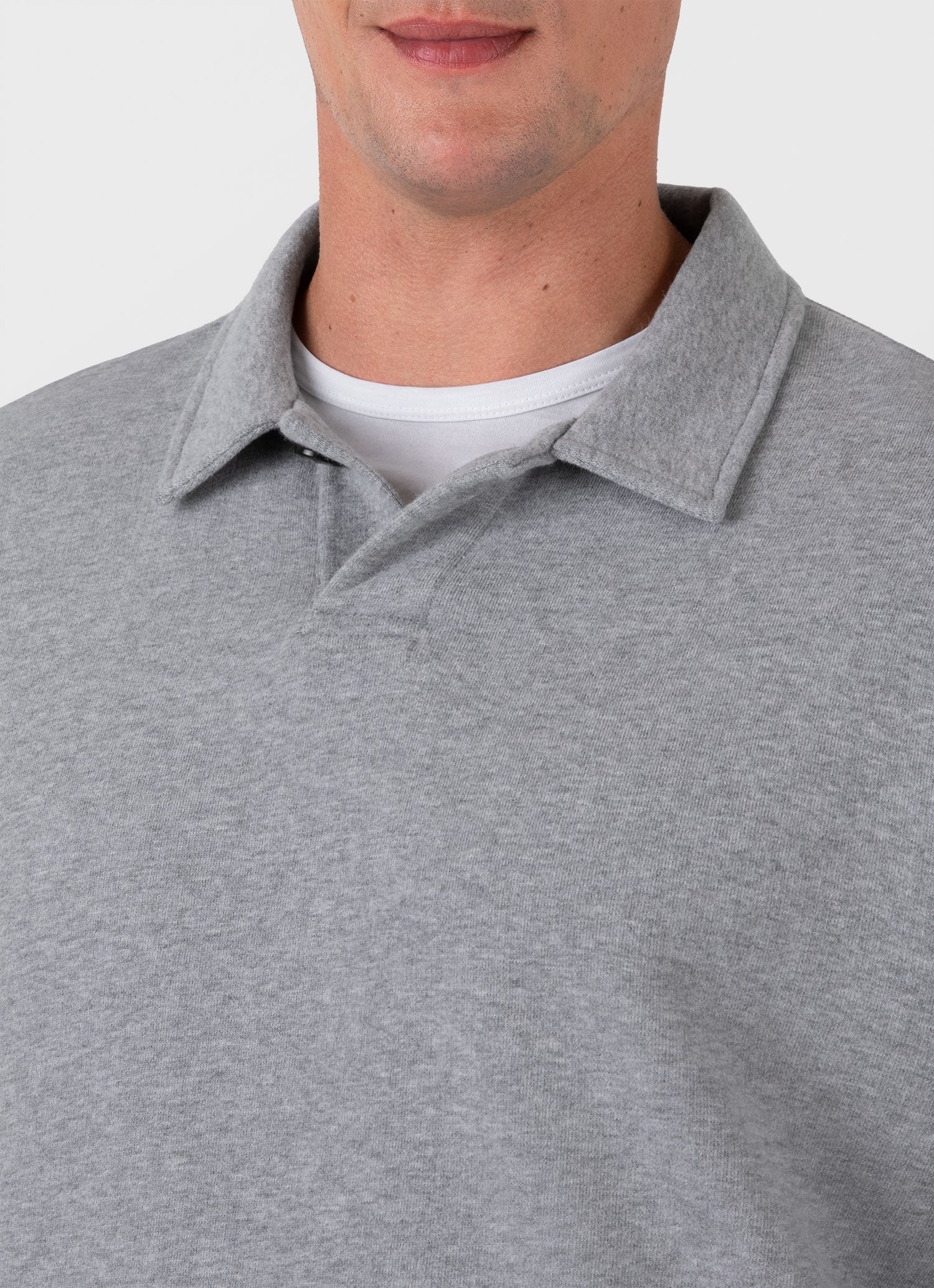 Loopback Polo Sweatshirt - 6