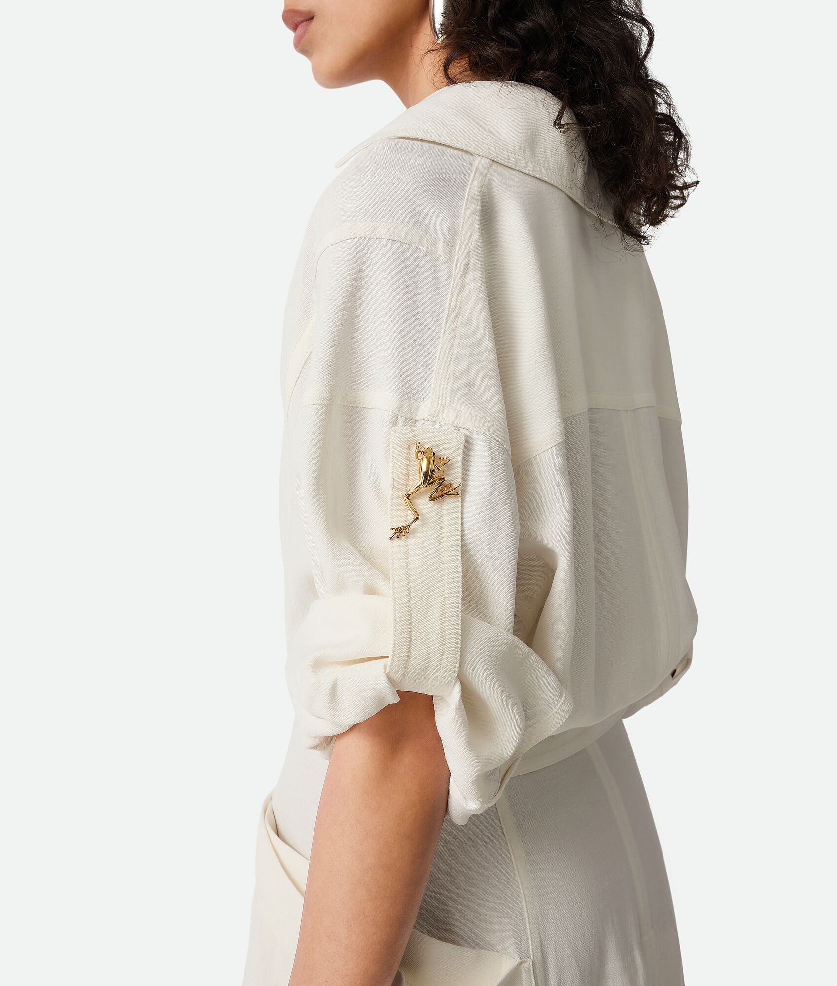 Viscose And Linen Dress - 5