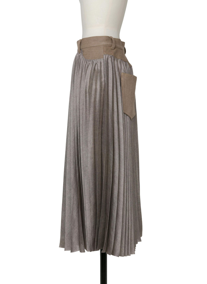 sacai Denim Mix Skirt outlook