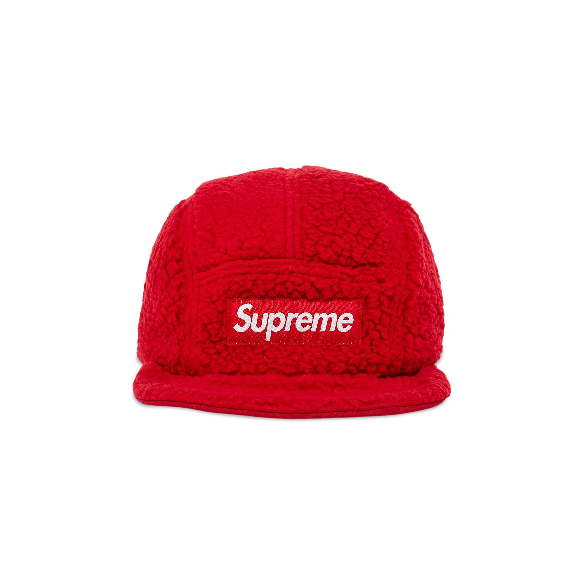 Supreme Supreme Polartec Shearling Reversible Camp Cap 'Red