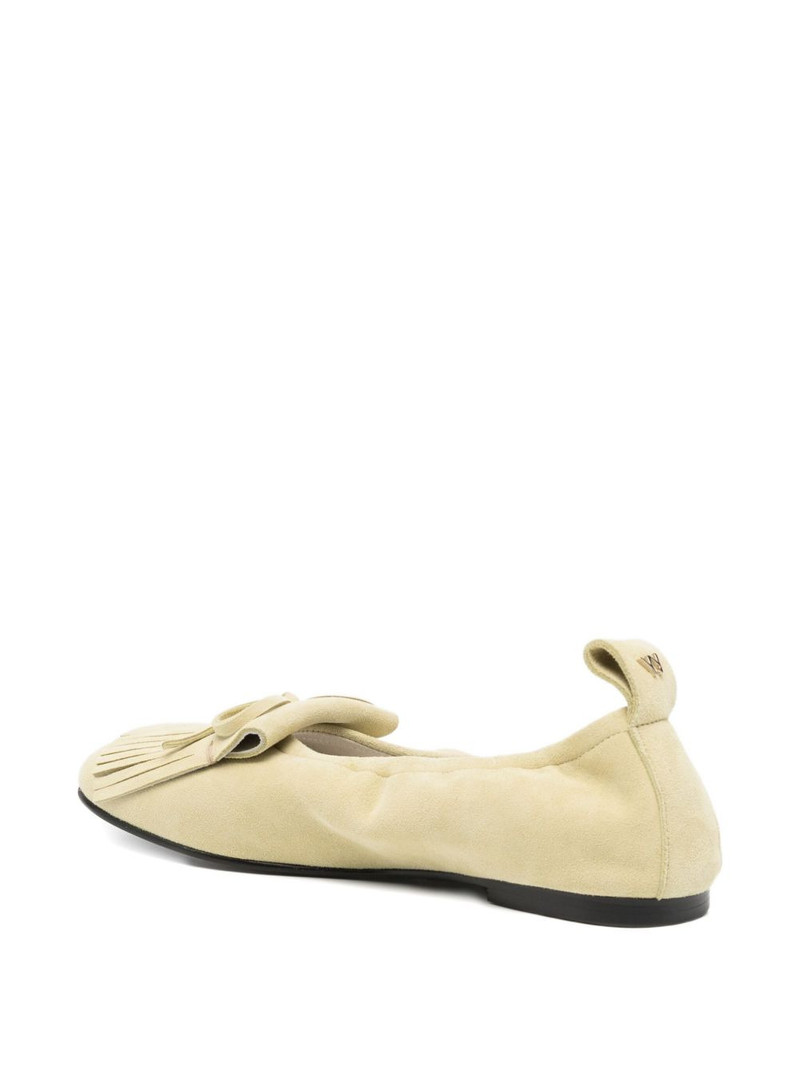 Bun suede flats 3