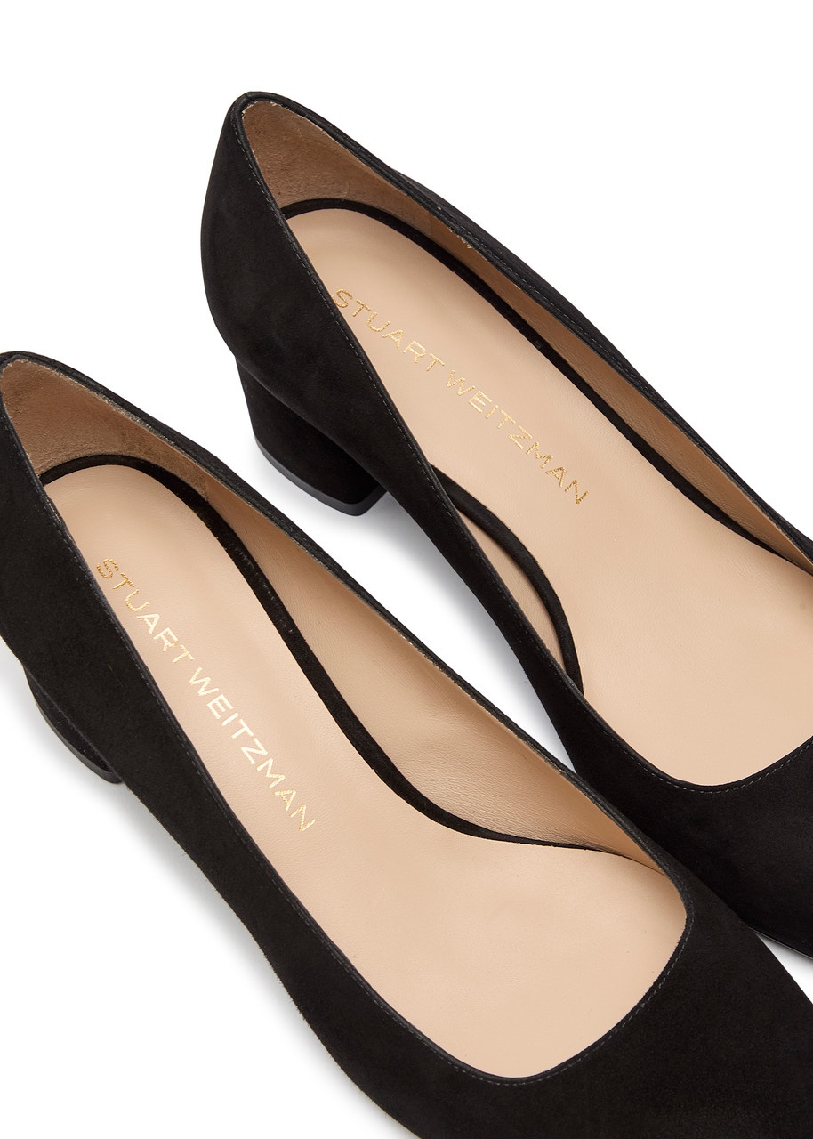 Stuart Weitzman Maeve 50 Suede Pumps - 3