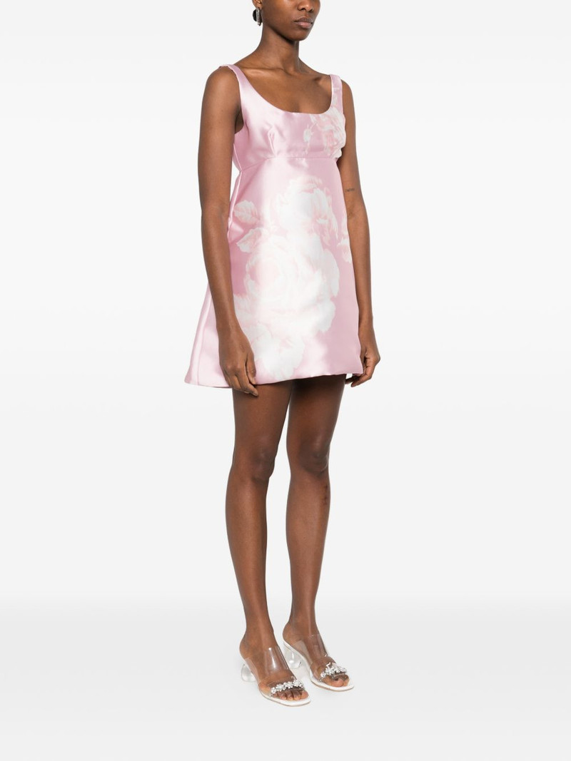 printed balloon sleeve dress 3