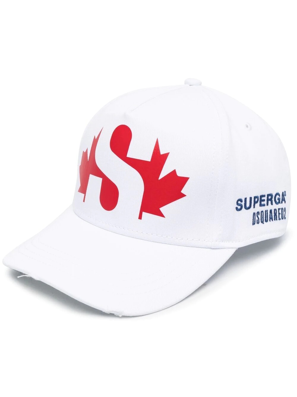 S Maple Leaf logo print cap - 1