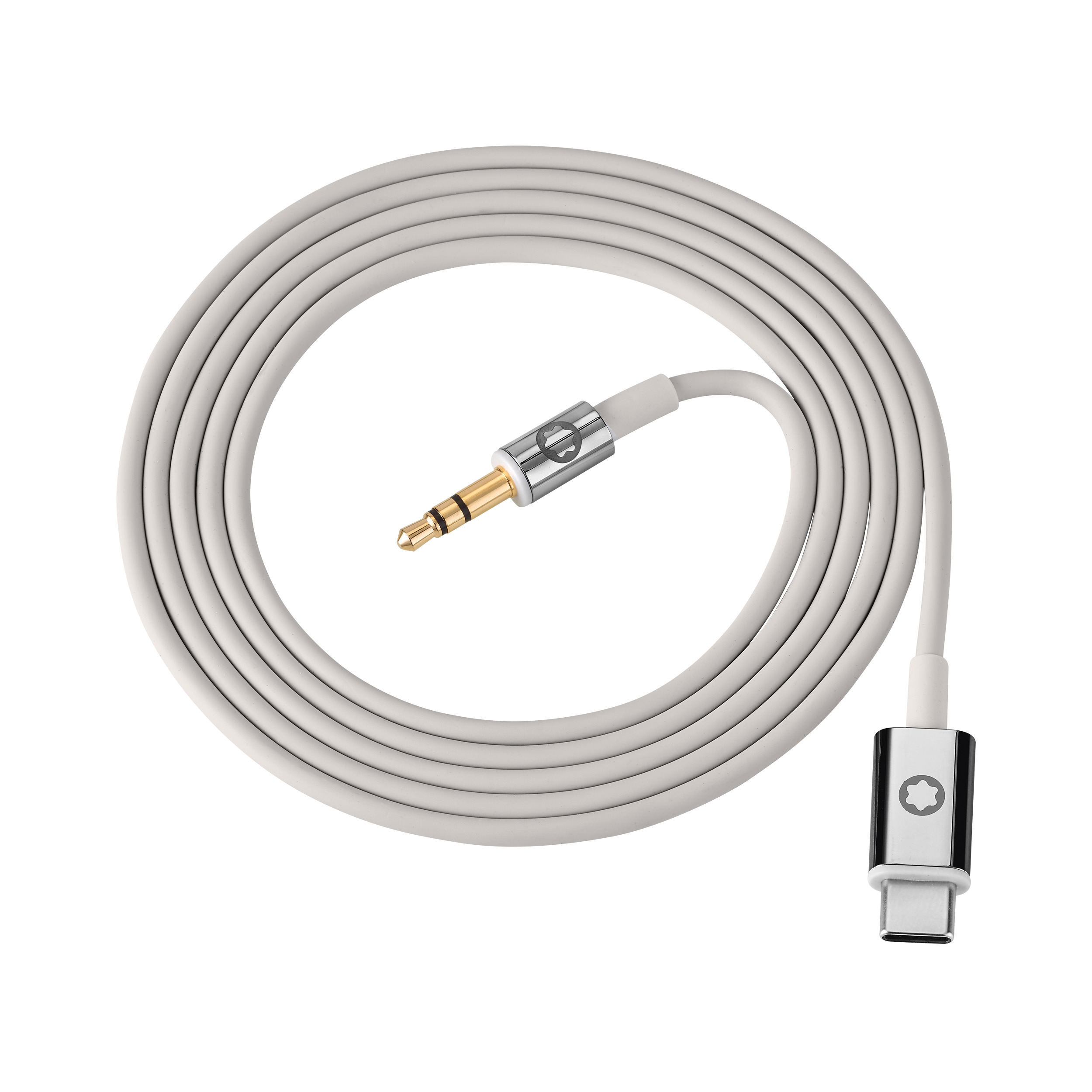 Gray Cable Set for Montblanc MB 01 Headphones - 2