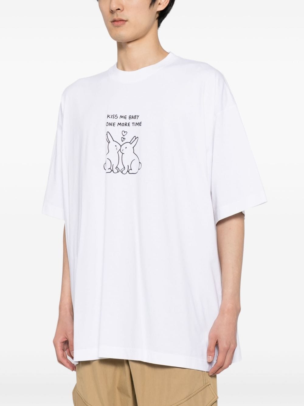 Kissing Bunnies round-neck T-Shirt - 3