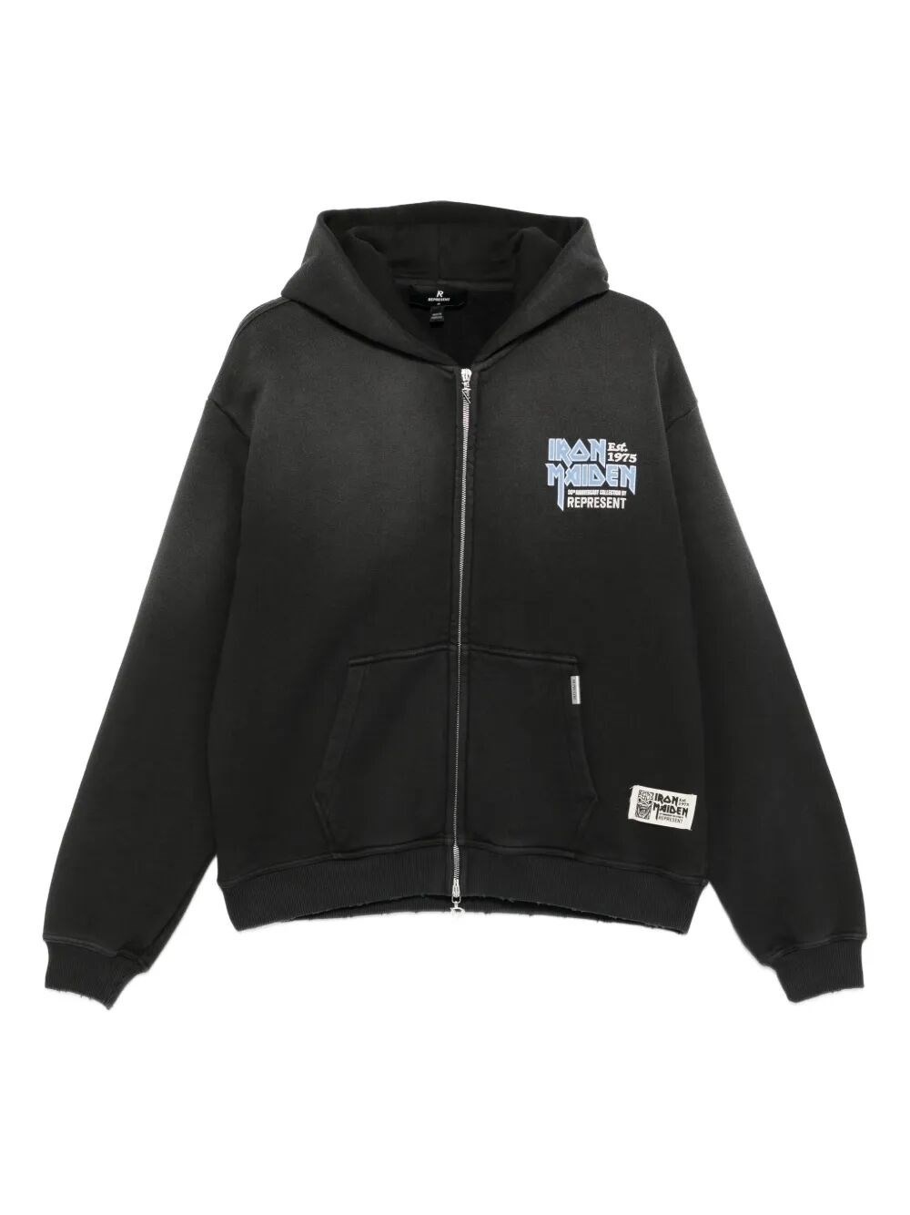 The Iron Maiden Anniversary Hoodie by Represent is a striking addition to any wardrobe. Crafted from - 1