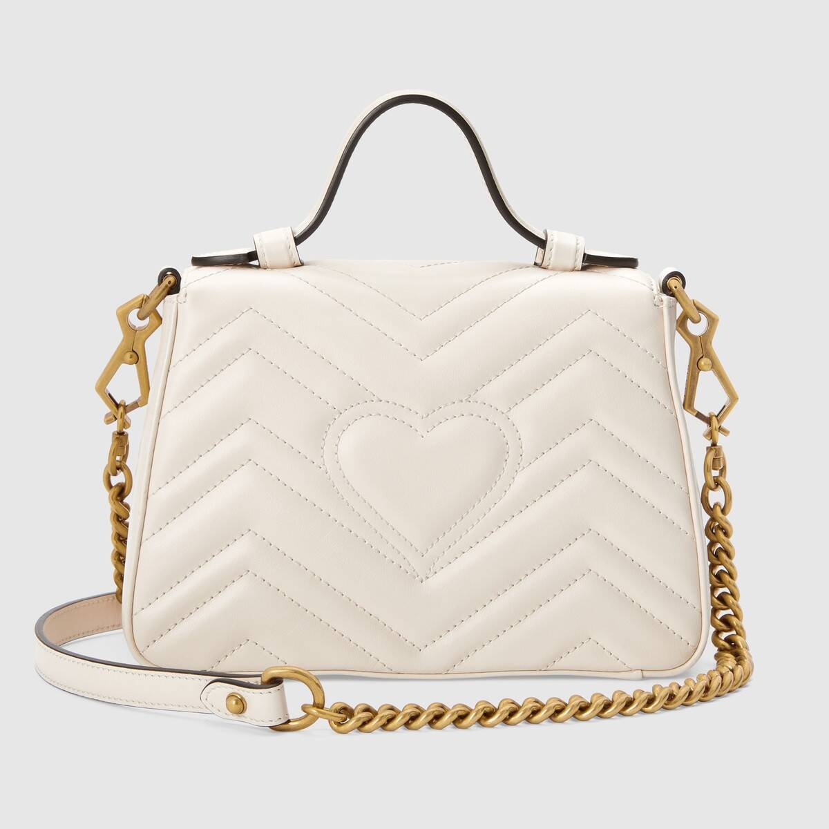 GG Marmont mini top handle bag - 3