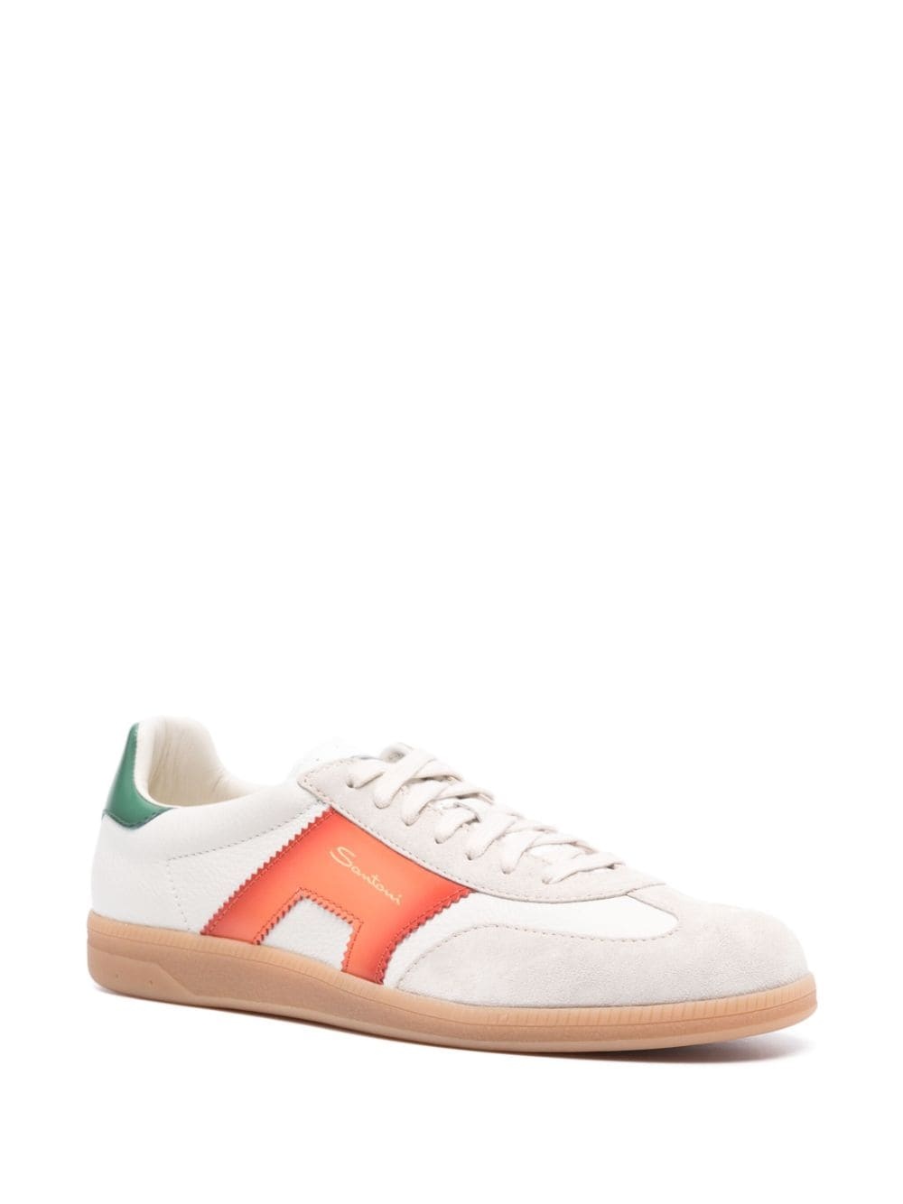 colourblock panelled sneakers - 2