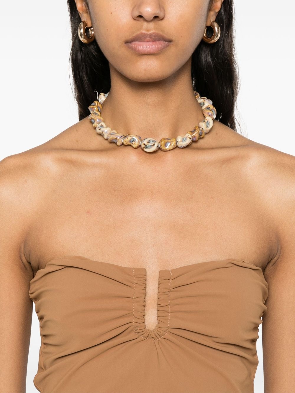 ruched-detail top - 6