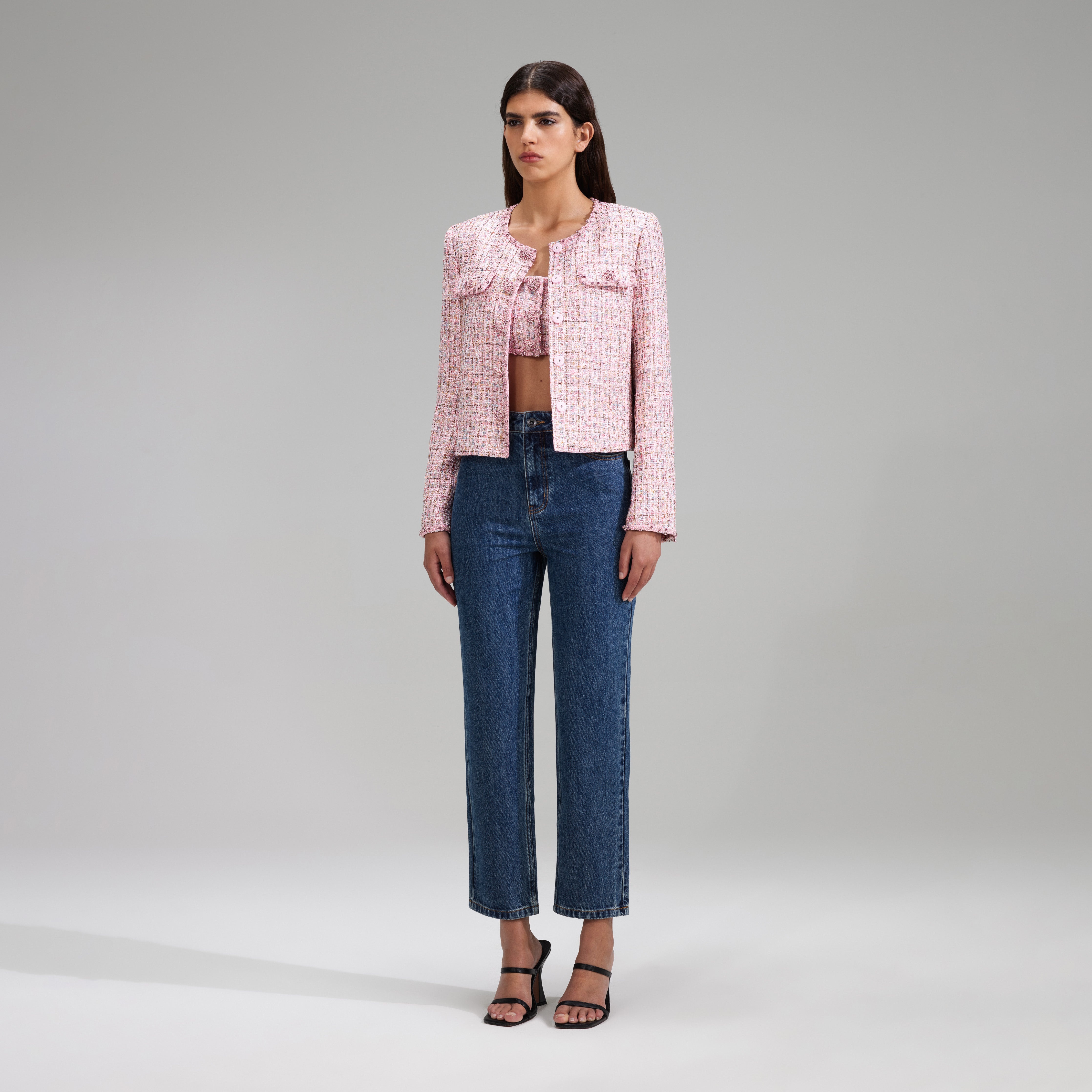 Denim Straight Leg Jeans - 2