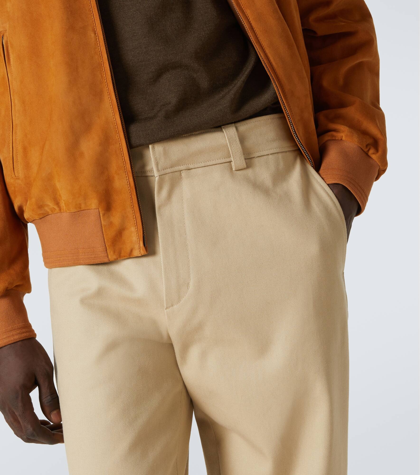 Cotton-blend chinos - 5