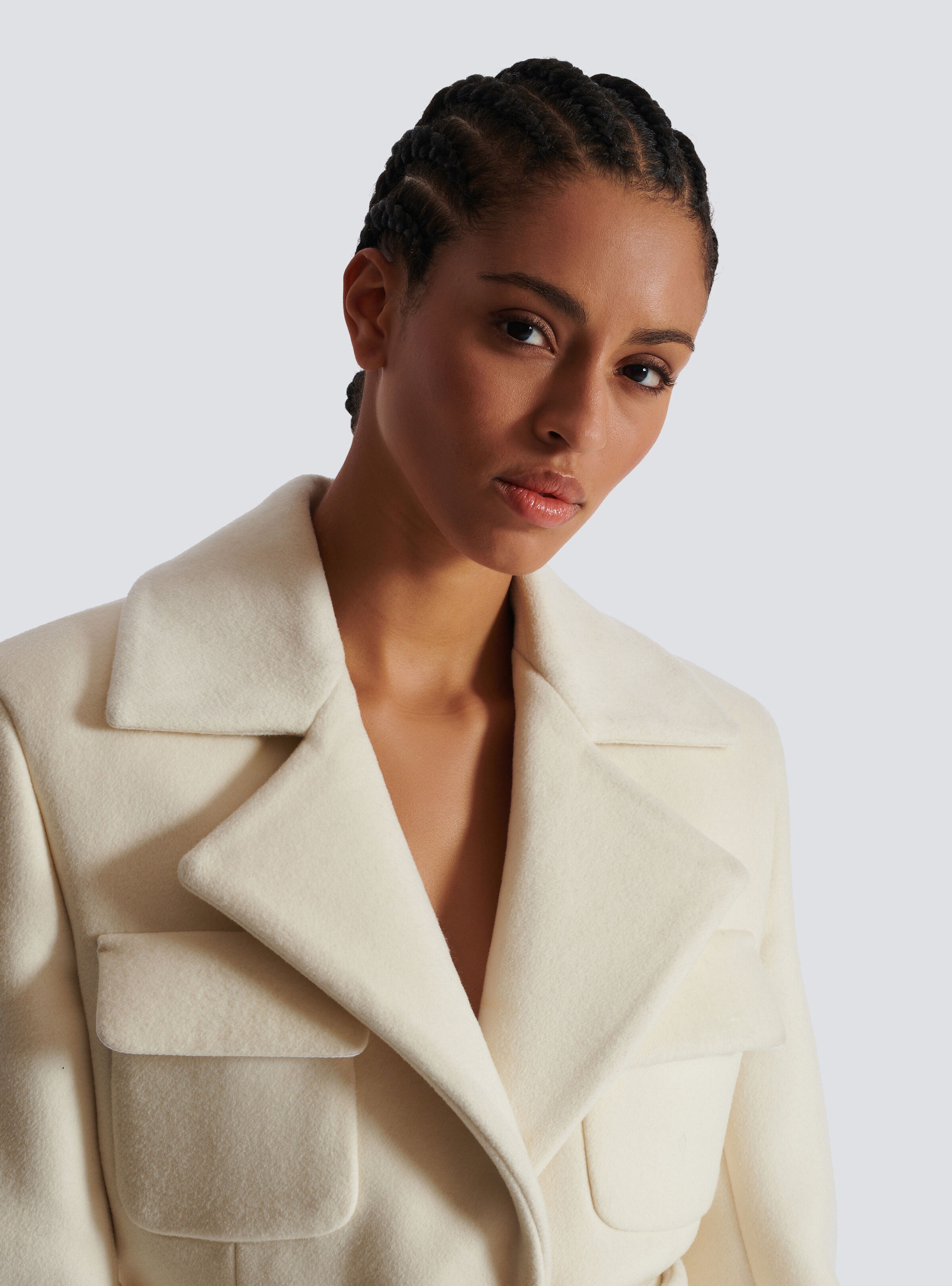 Wool belted coat - 7