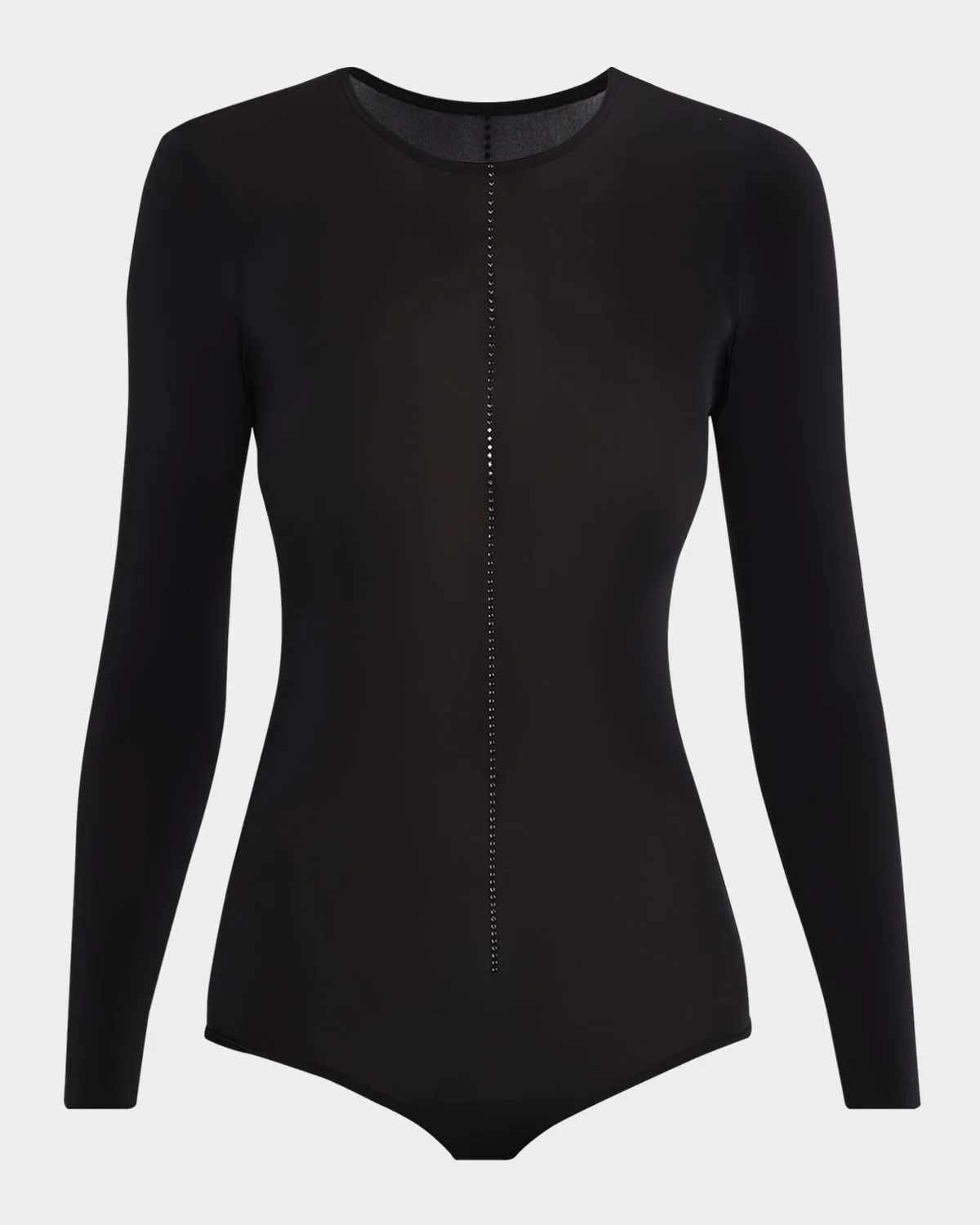 Crystal String Buenos Aires Long-Sleeve Bodysuit - 1