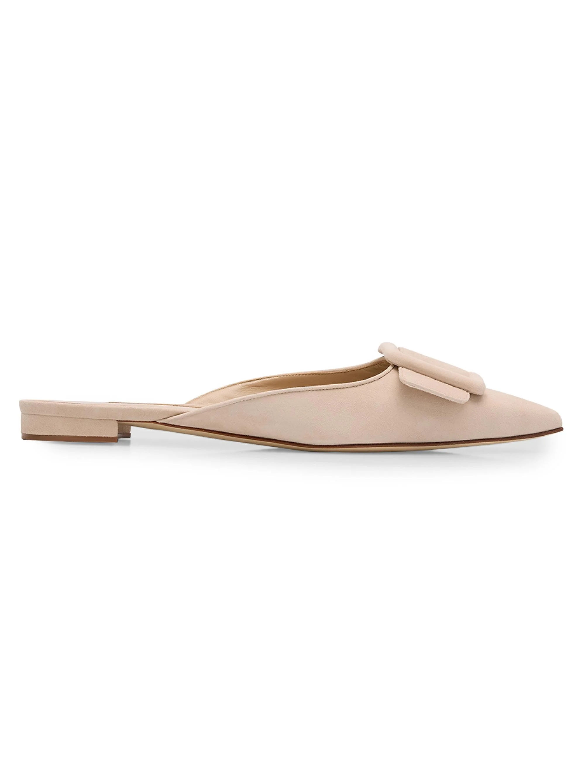 Women's Maysale Suede Flats - Nude - 1