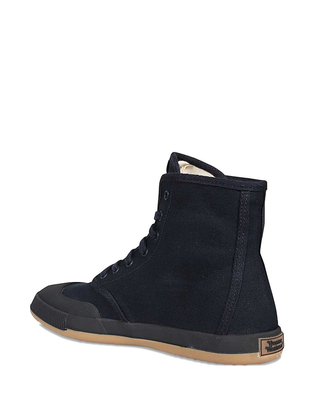 logo-print high-top sneakers - 3