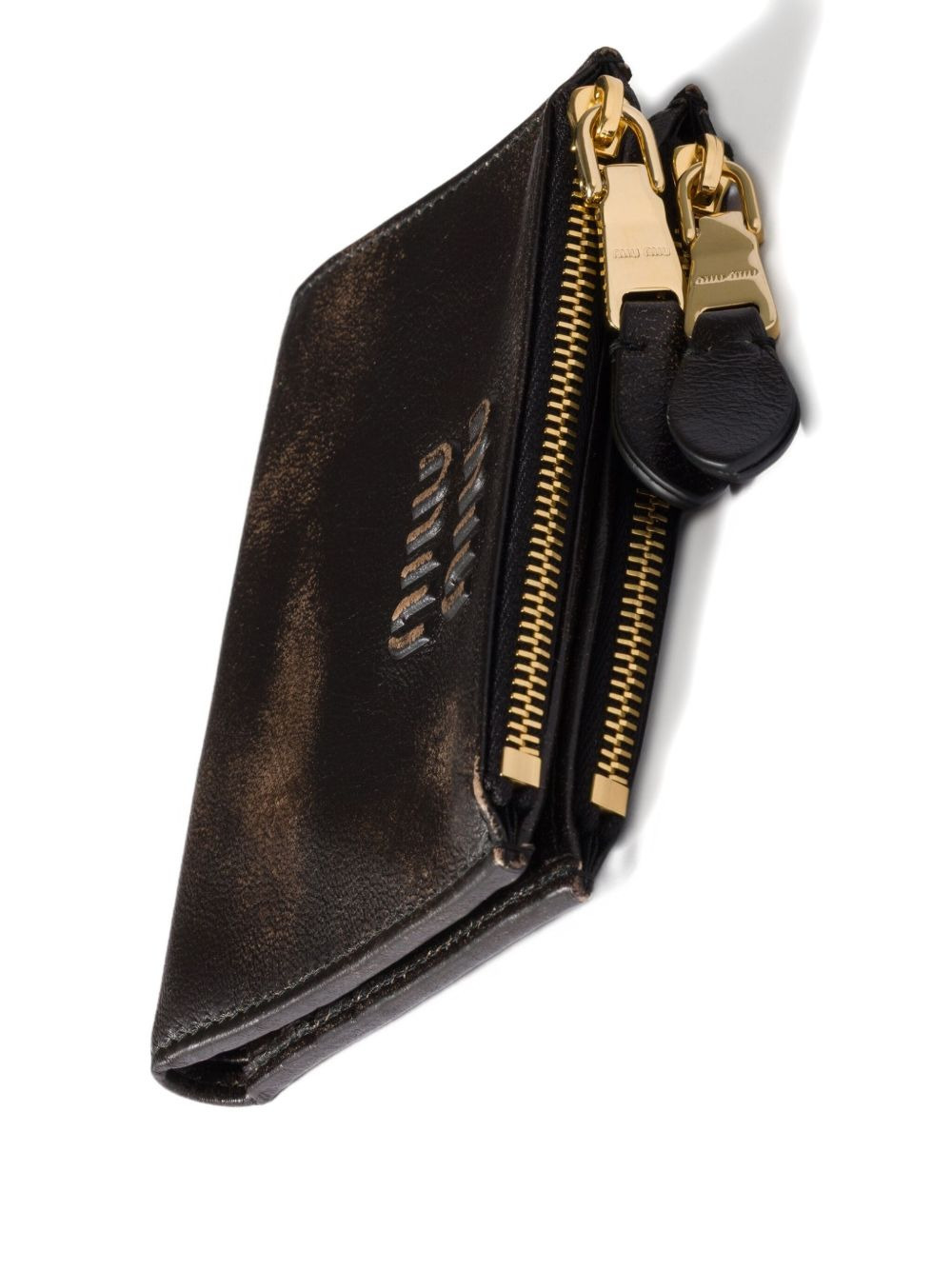 small logo-embossed leather wallet - 3