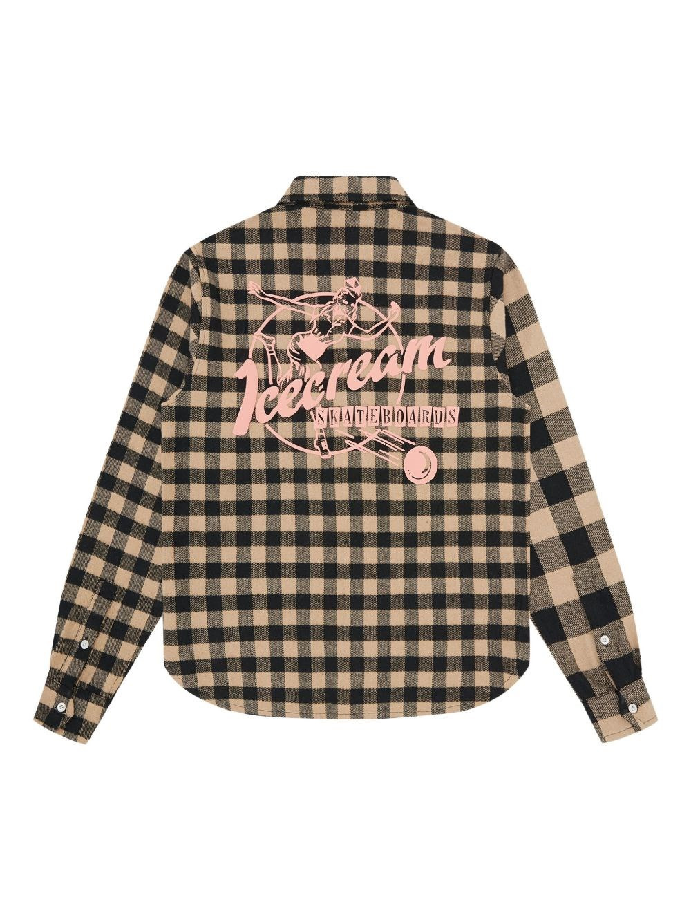 Cotton blend checked shirt - 4