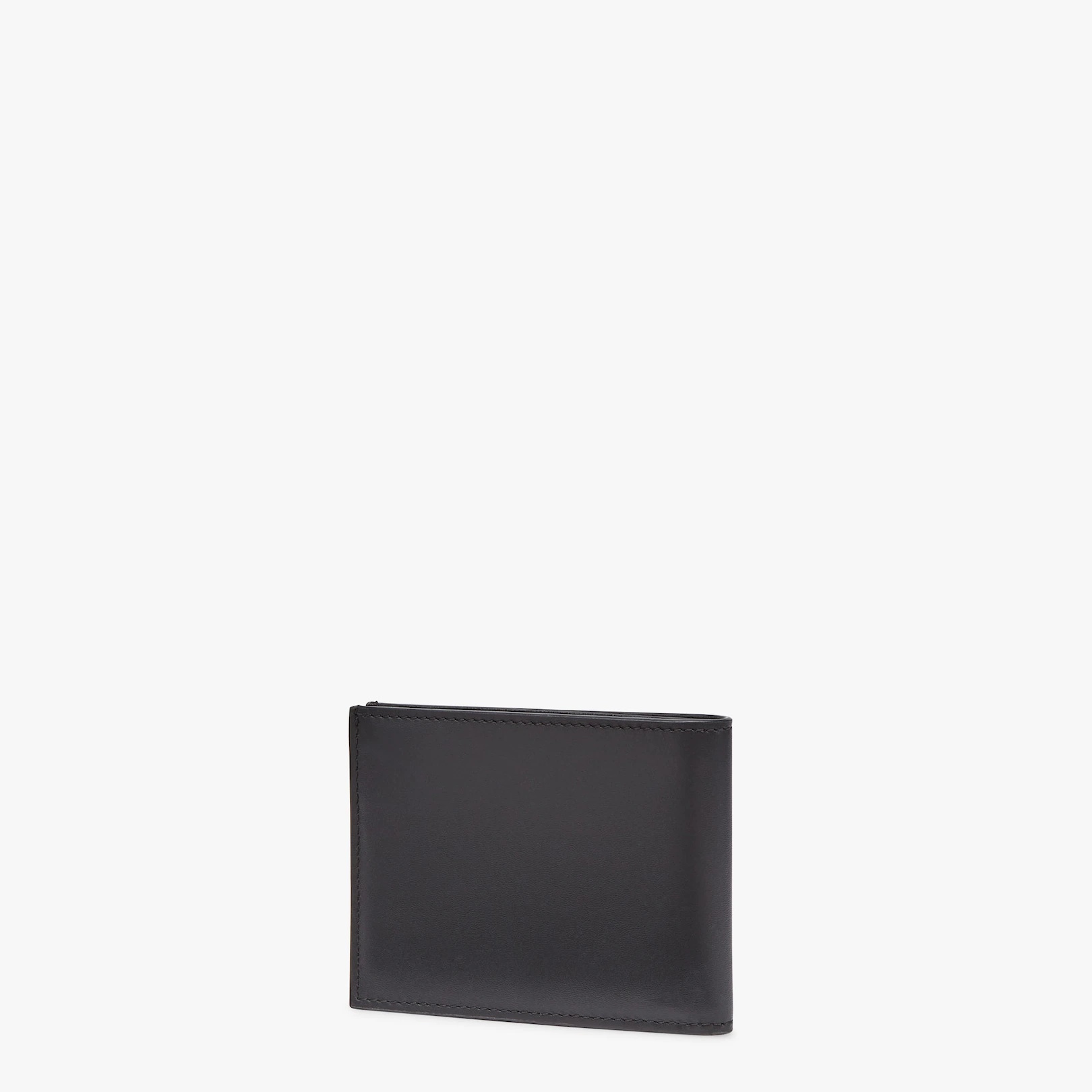 Black leather bi-fold wallet - 2