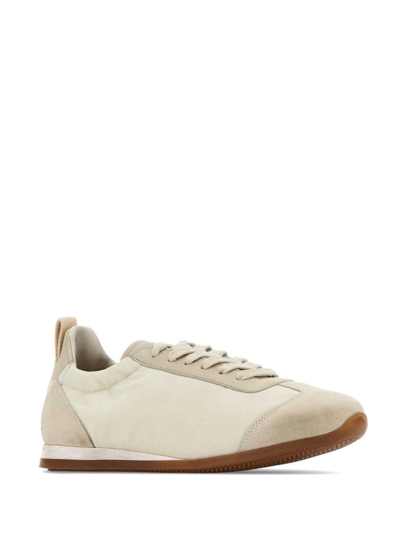 UMA WANG panelled suede-trim sneakers outlook
